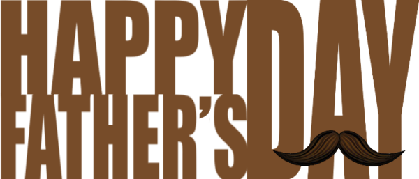 Happy Father's Day - Faxed (600x257), Png Download