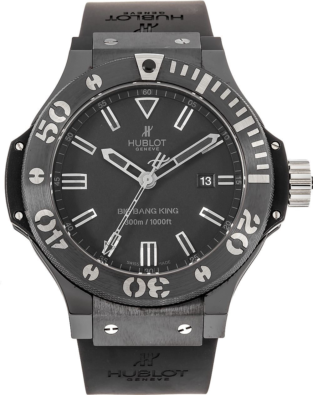 Big Bang King Ice Bang Ceramic And Titanium Automatic - Hublot Watch Big Bang 322.ck.1140.rx (1000x1500), Png Download