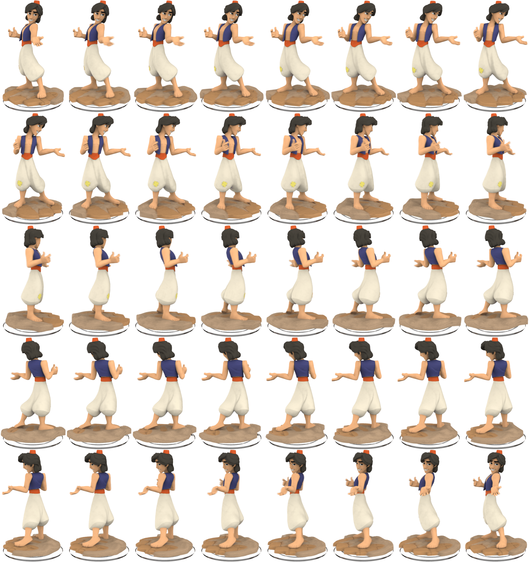 Aladdin Sprite (1752x1860), Png Download