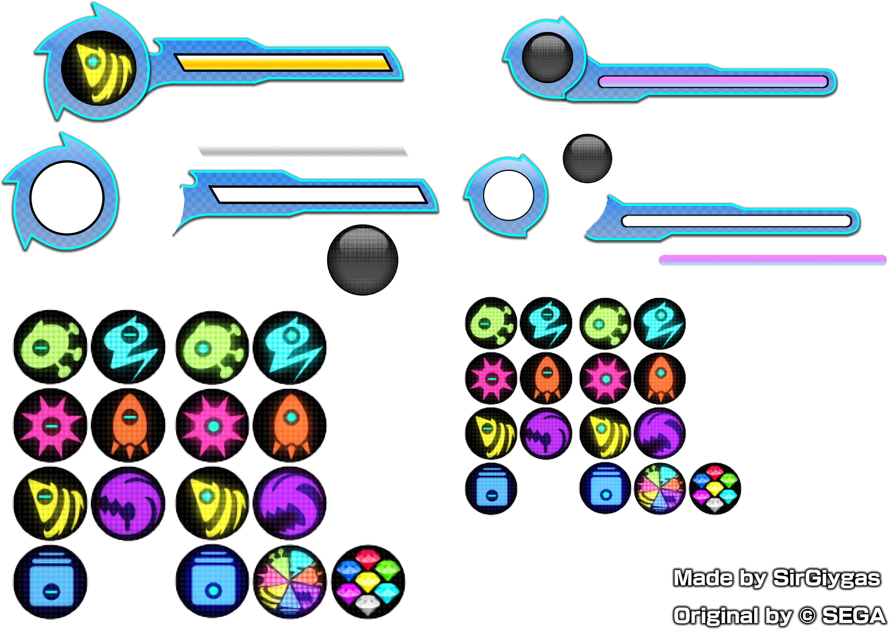 Sonic '06 Hud Bars - Sonic Colors Boost Bar (3072x2176), Png Download