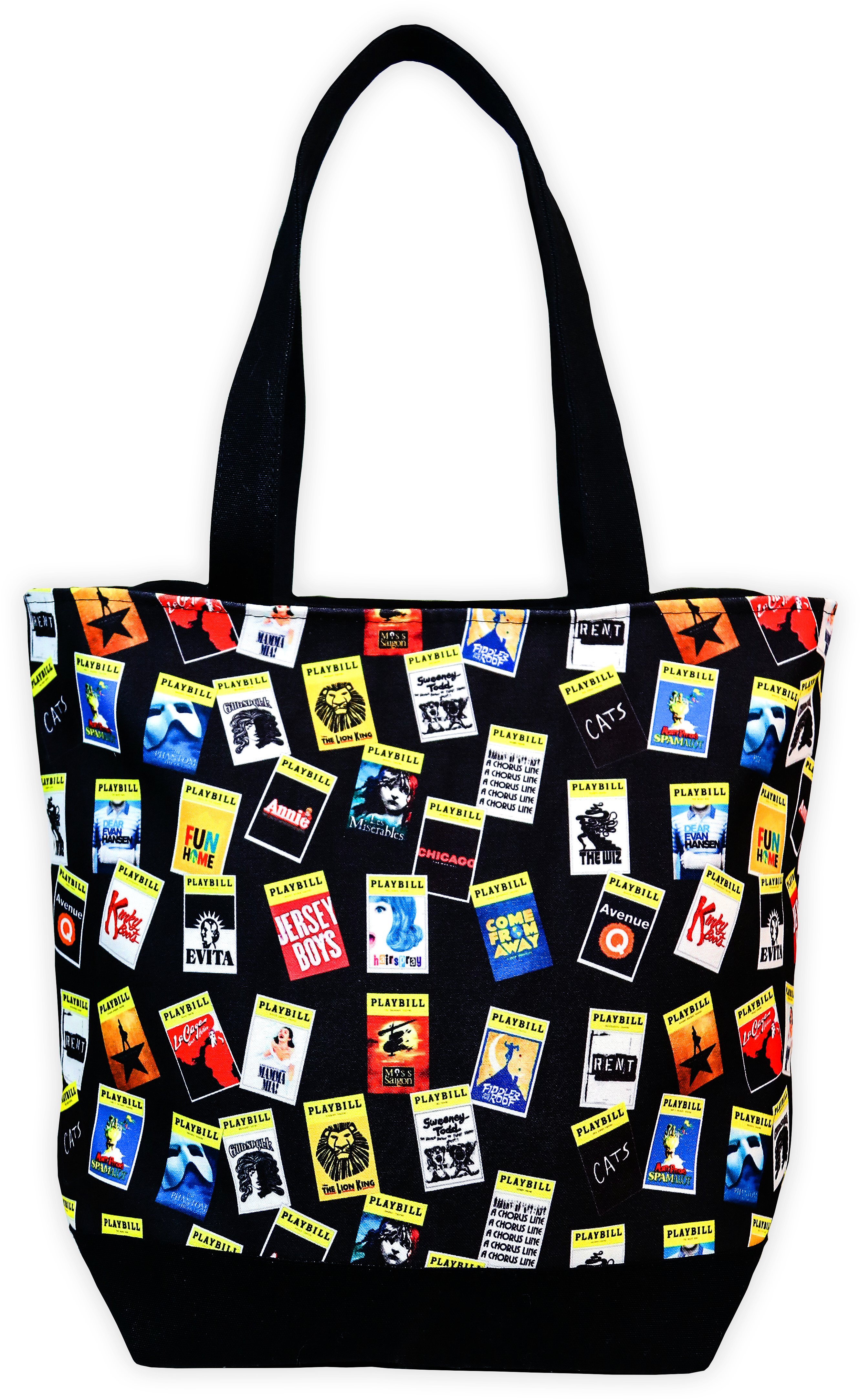 Playbill Broadway Tote Bag (4480x4532), Png Download