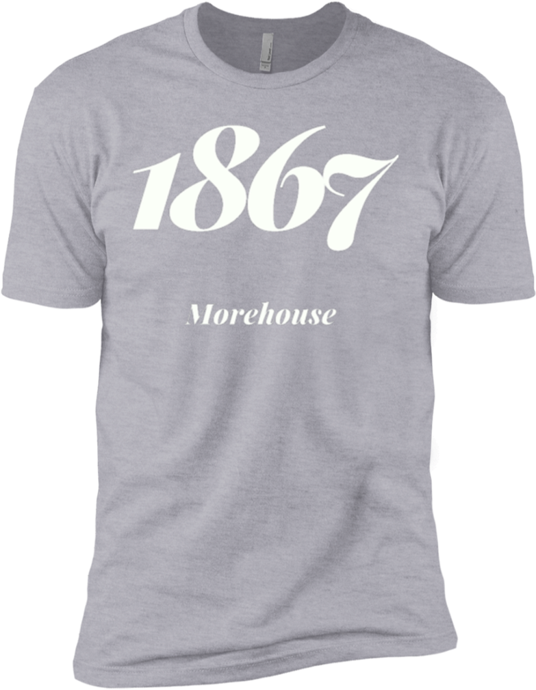 Morehouse College Year Premium Short Sleeve T-shirt - Tshirt With Logo On Left Chest (1024x1024), Png Download