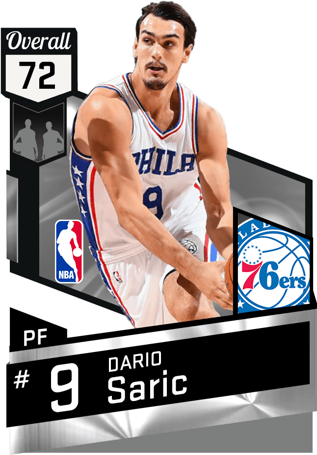 Dario Saric - Kyle Korver Nba 2k17 (651x941), Png Download