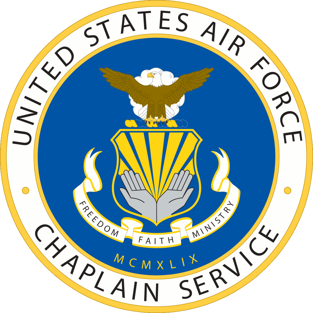 United States Air Force Chaplain Service - Air Force Chaplain Corps Logo (1000x1000), Png Download