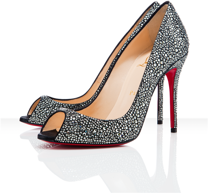 Christian Louboutin Sexy Strass 100 Swarovski Crystal (713x799), Png Download