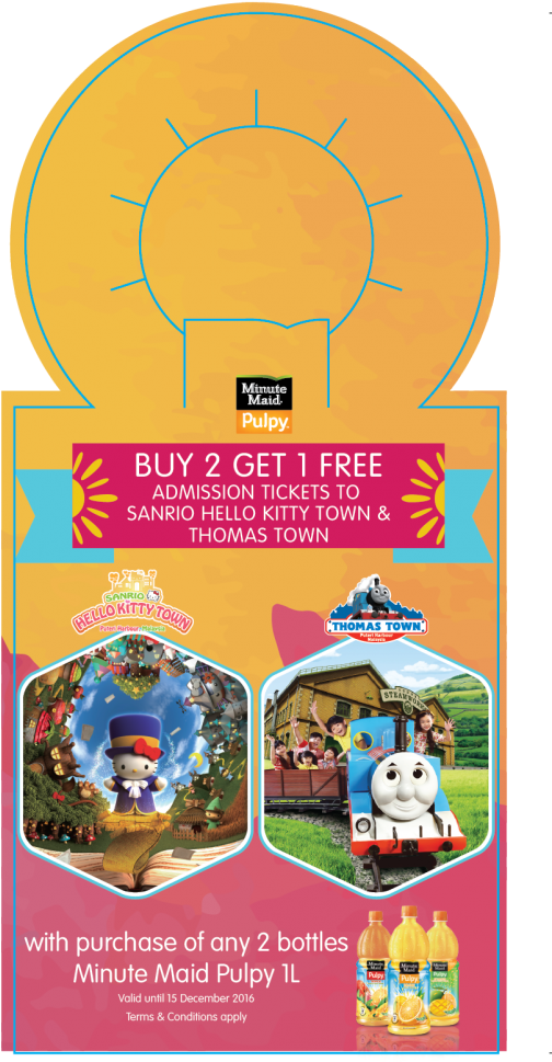 Minute Maid December - Thomas The Tank Engine (534x1024), Png Download
