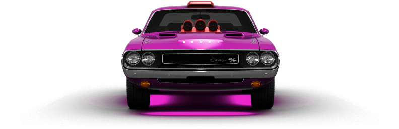 Dodge Challenger'70 By Mustang - Dodge Challenger (1004x373), Png Download