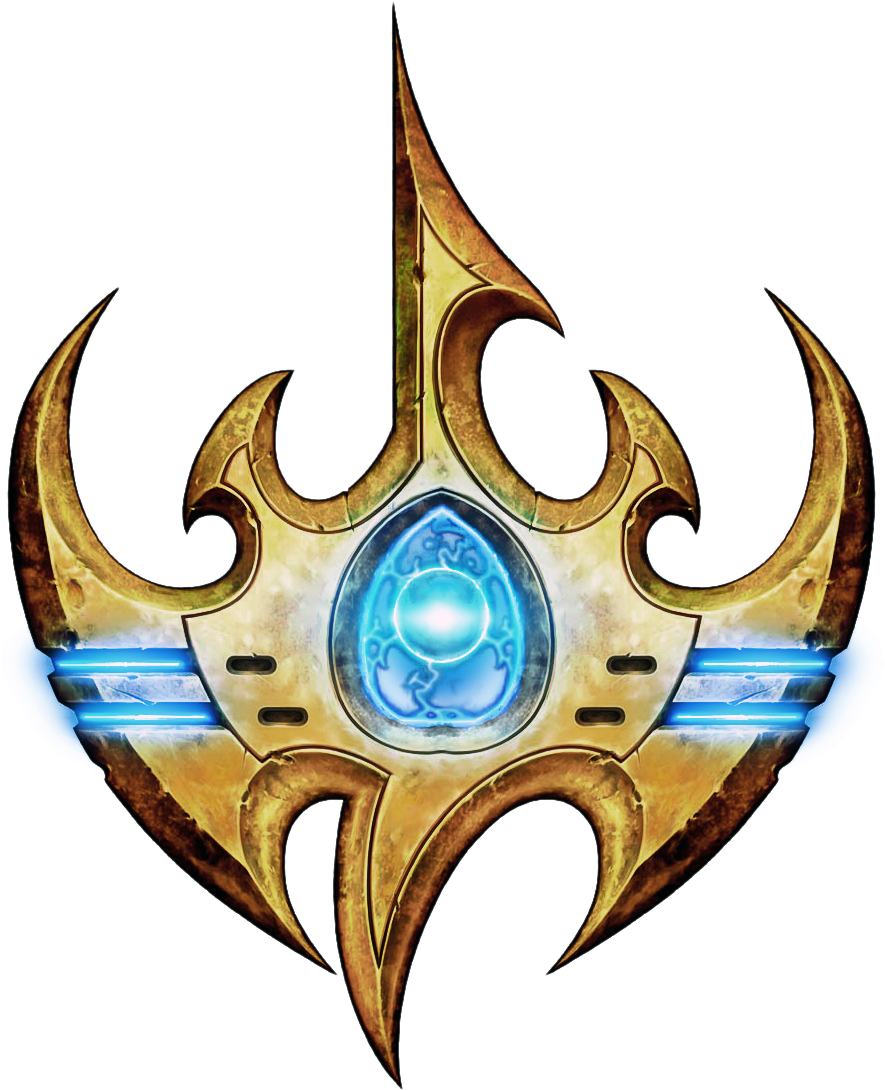 [image Loading] - Starcraft 2 Race Symbols (965x1096), Png Download