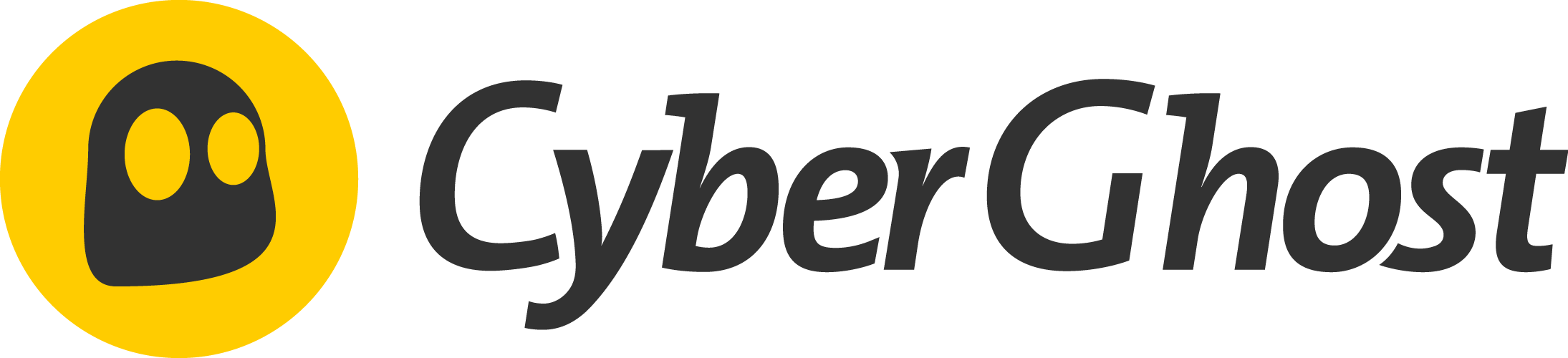 What Is Cyberghost Vpn - Cyberghost Logo Png (2189x500), Png Download