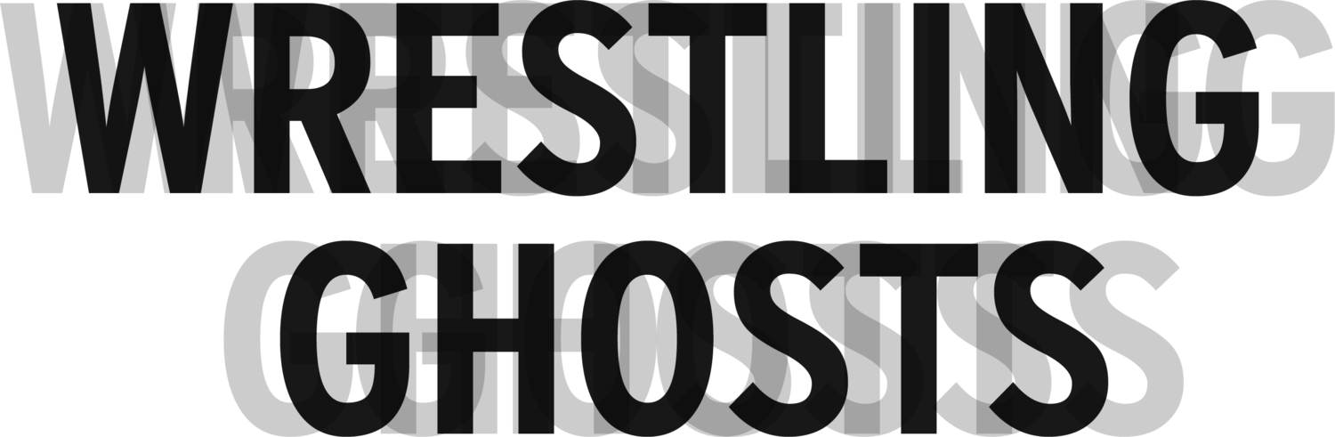 Wrestling Ghosts Logo Black Text (1500 X 491 Pixels) - Number (1500x491), Png Download