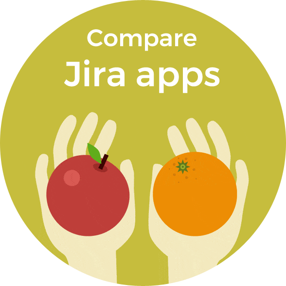 Compare Jira Apps, Apple, Orange - Genius Hour Gifs (588x588), Png Download