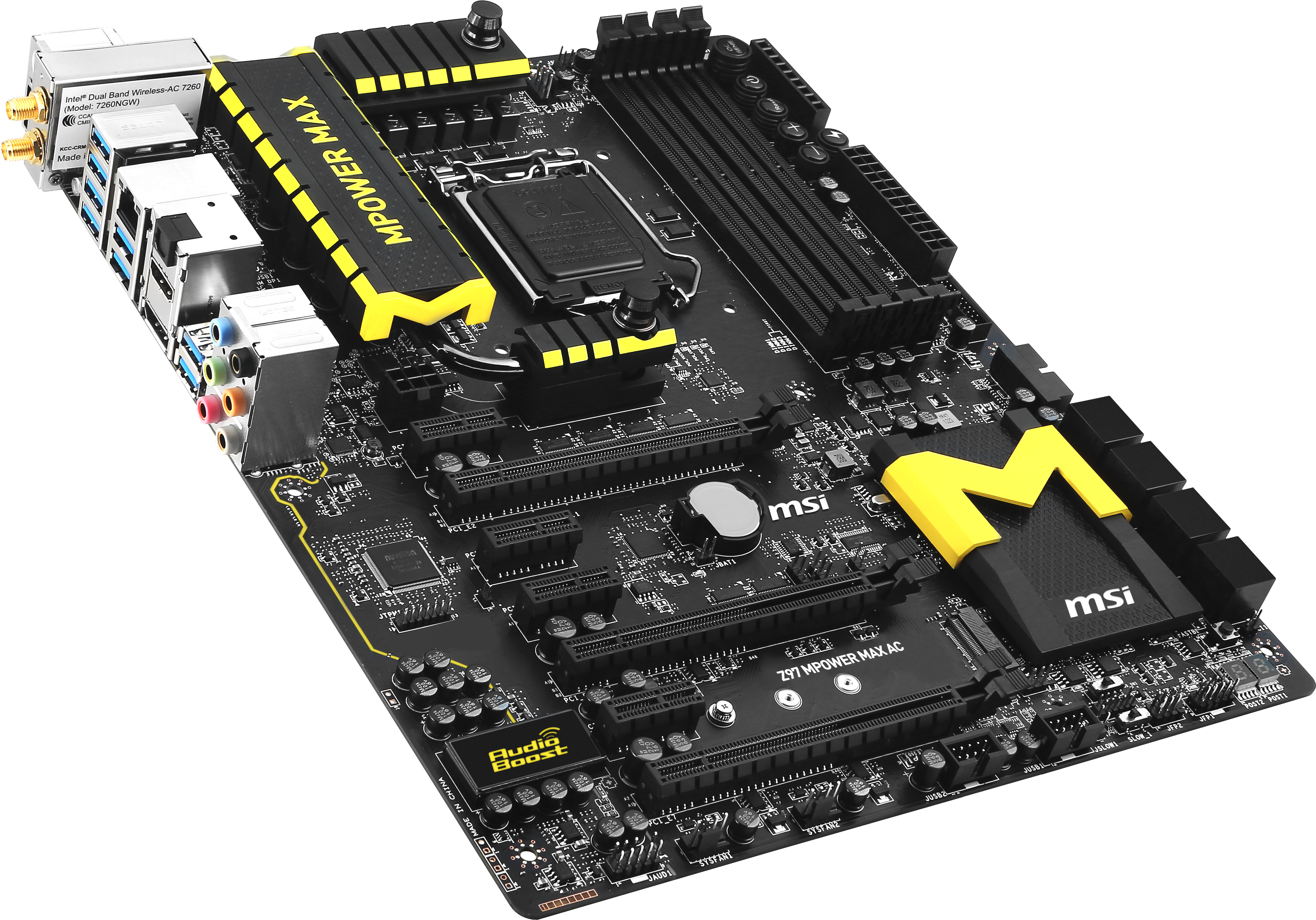 Because The Z97 Mpower Max Ac Is Aimed At M - Msi Z97 Mpower Max Ac Atx Motherboard - Lga1150 Socket (4032x2868), Png Download