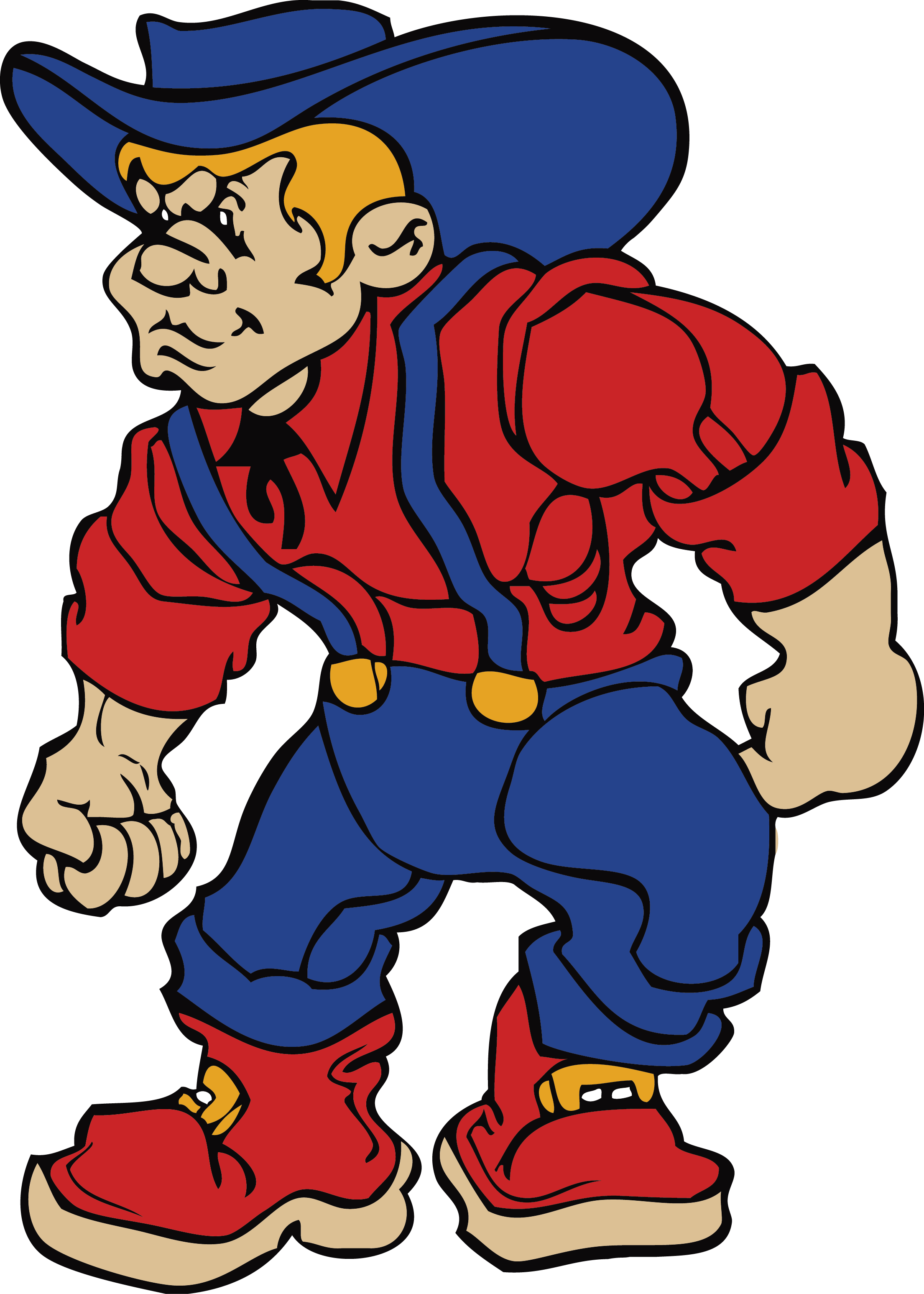 Quaker - Plainfield High School Quaker Man (2210x3094), Png Download