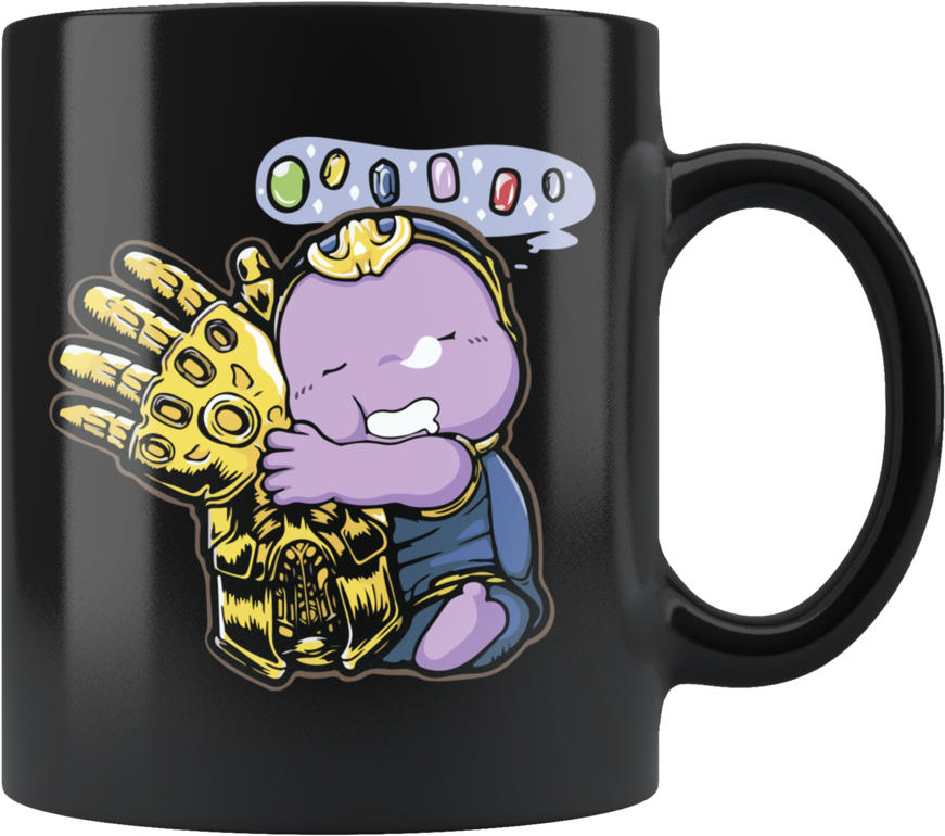 Thanos Infinity War Mug - Toothless And Stitch And Baymax (900x900), Png Download