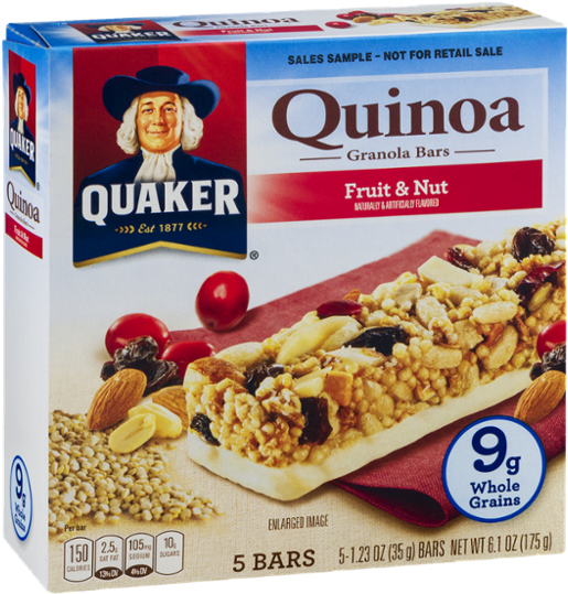Quaker Harvest Quinoa Yogurt, Fruit & Nut Granola (600x600), Png Download