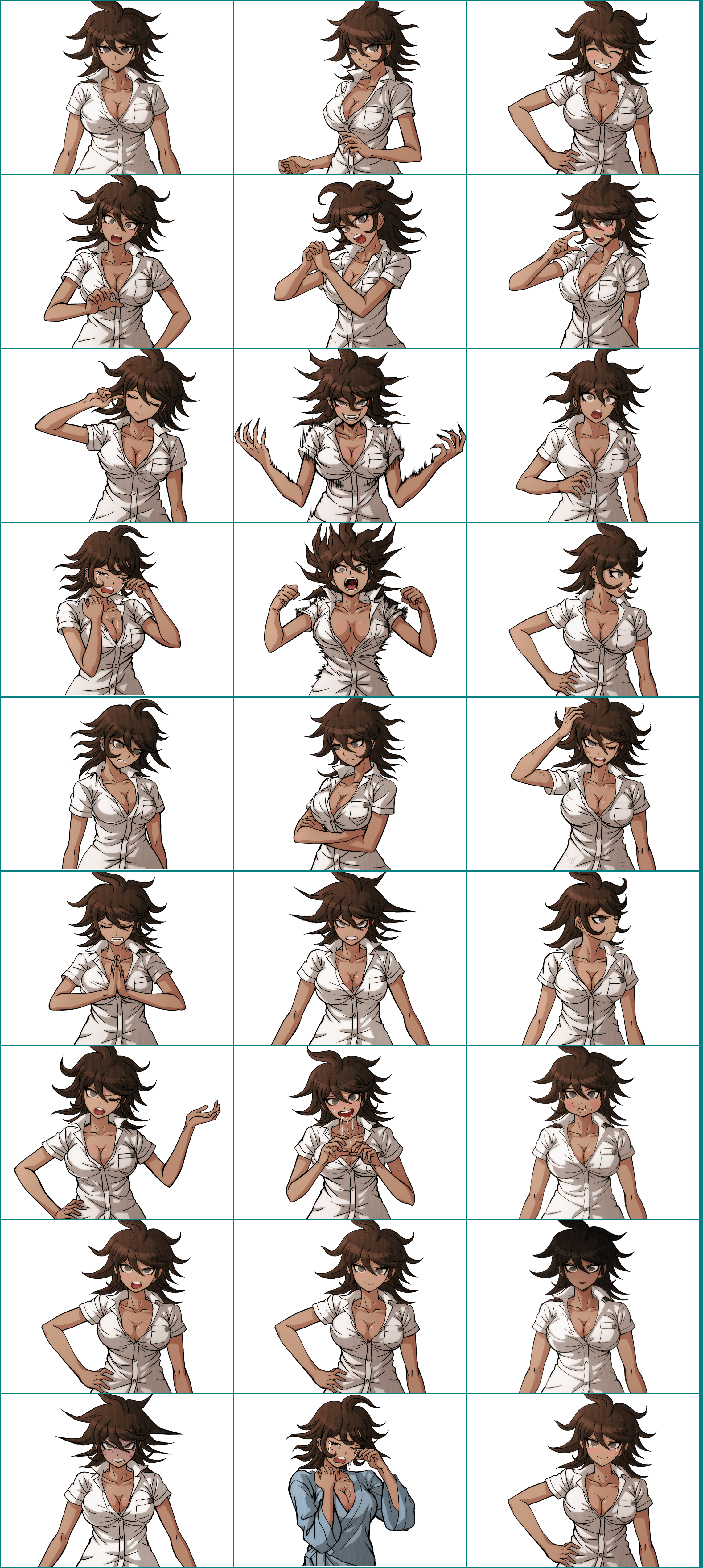 Click For Full Sized Image Akane Owari - Danganronpa 2 Goodbye Despair Akane (2280x5080), Png Download