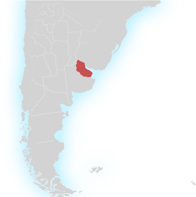 Argentina - Map (1920x670), Png Download