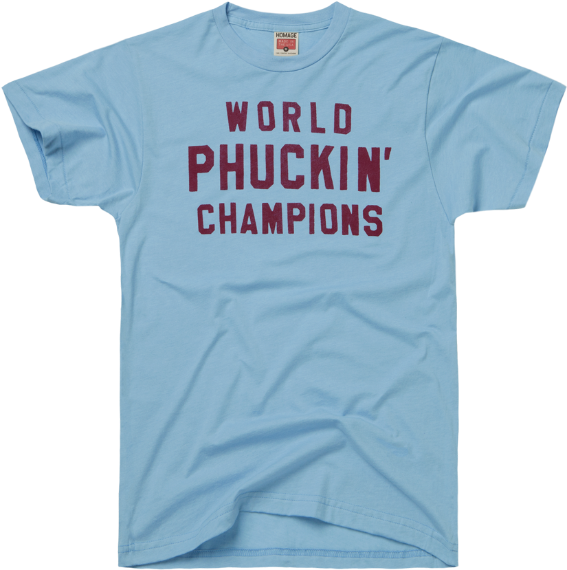 Homage Philadelphia Phillies World Phuckin' Champions - T-shirt (900x900), Png Download