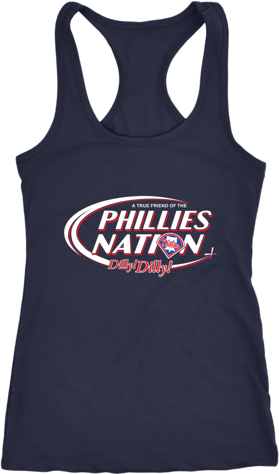 Mlb Bud Light Dilly Dilly A True Friend Of The Philadelphia - Lesbian Shirt Racerback Tank Top T-shirt. Funny Lesbian (1024x1024), Png Download