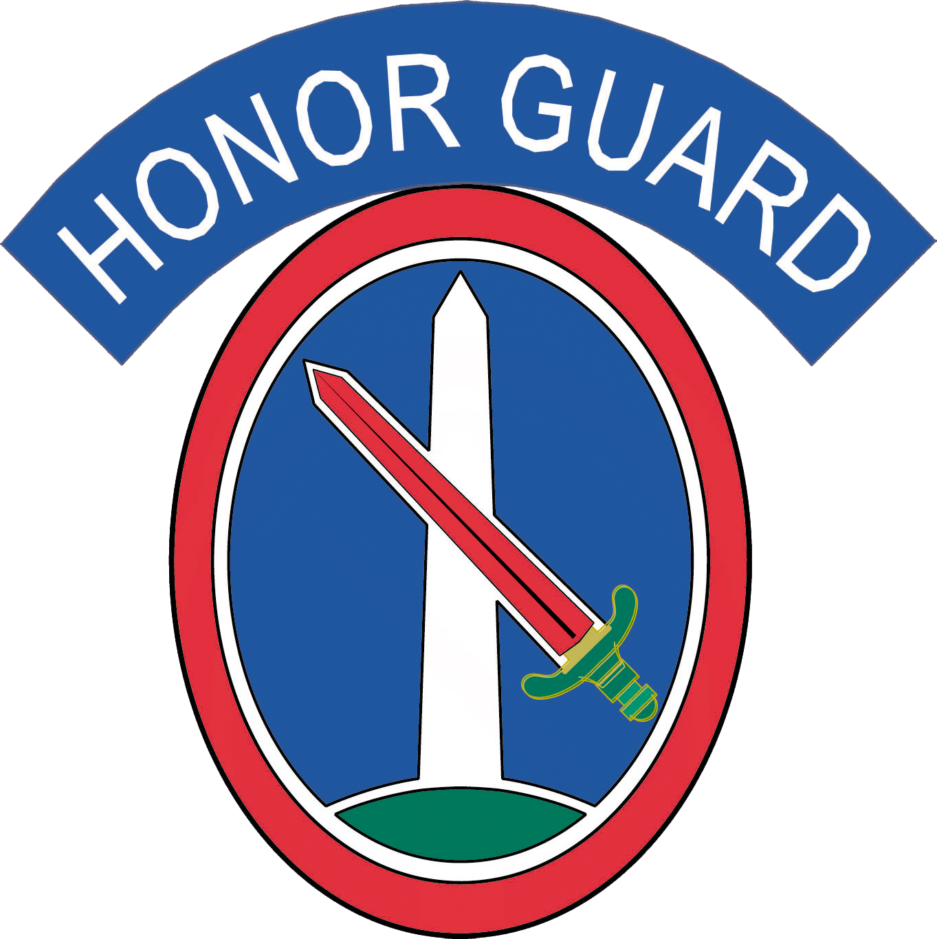 Png Mdw Honor Guard Patch 1, Png, 1199 Kb, Download (1363x1366), Png Download