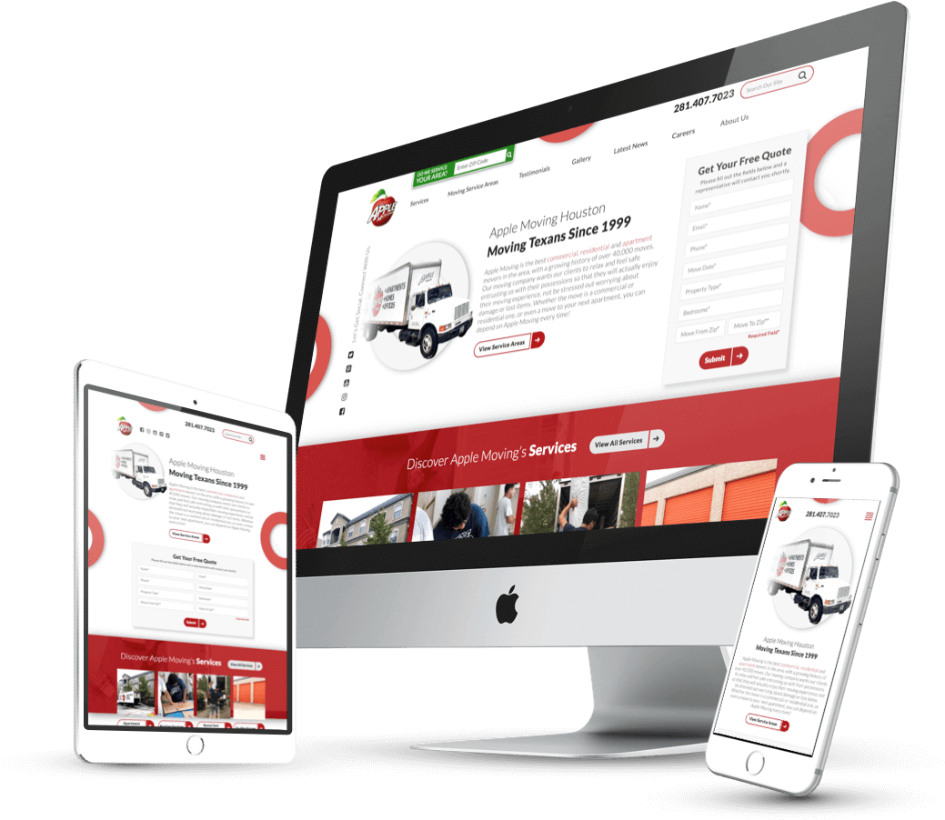 Website Design & Development For B2c Businesses - Web Design (1087x902), Png Download