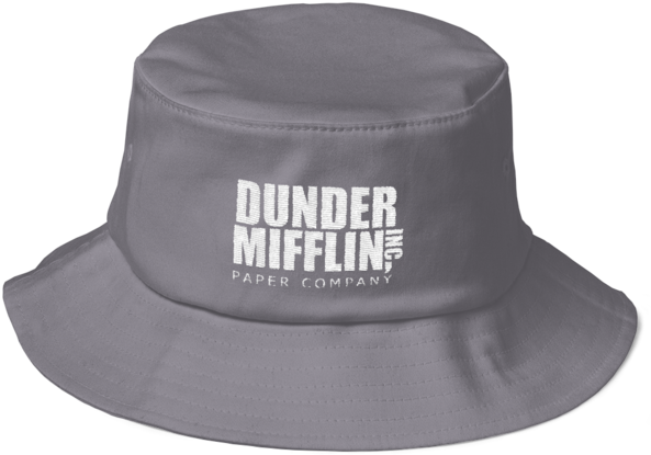Dunder Mifflin Old School Bucket Hat - Hat (600x600), Png Download
