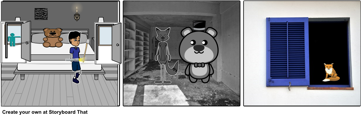 Five Nights At Freddys - Cartoon (1164x385), Png Download