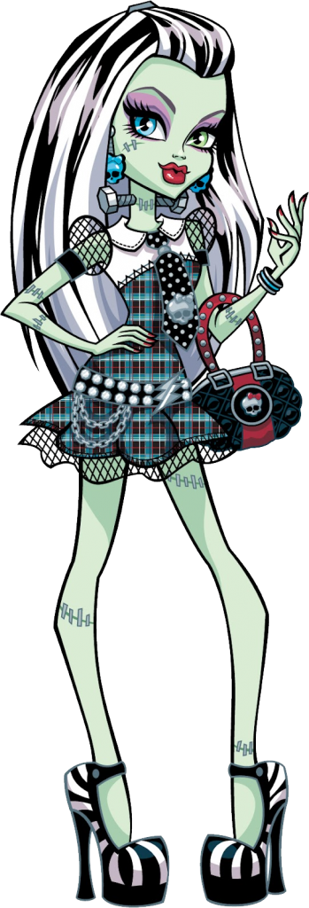 Imágenes De Monster High Con Fondo Transparente, Descarga - Monster High Frankie Stein (349x1024), Png Download