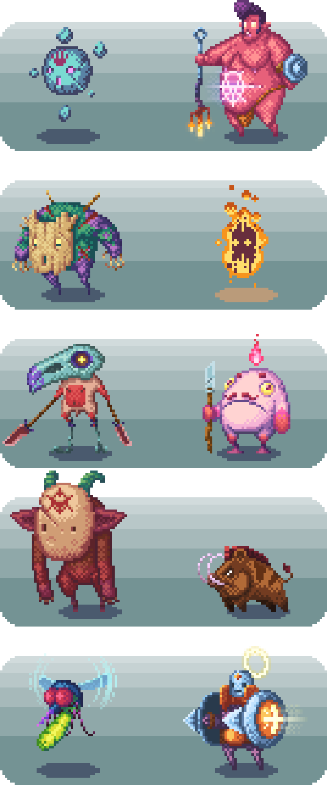 Pixel Game Art Gallery (670x1610), Png Download