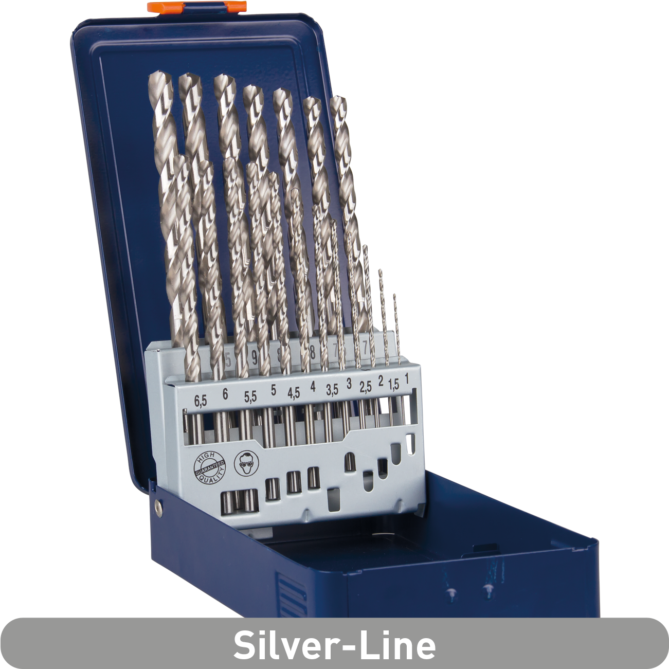 Hss G Drill Bit Set, Long, Silver Line, In Cassette - Projahn Präzisionswerkzeuge Gmbh 60319 Twist Drill (1560x1300), Png Download