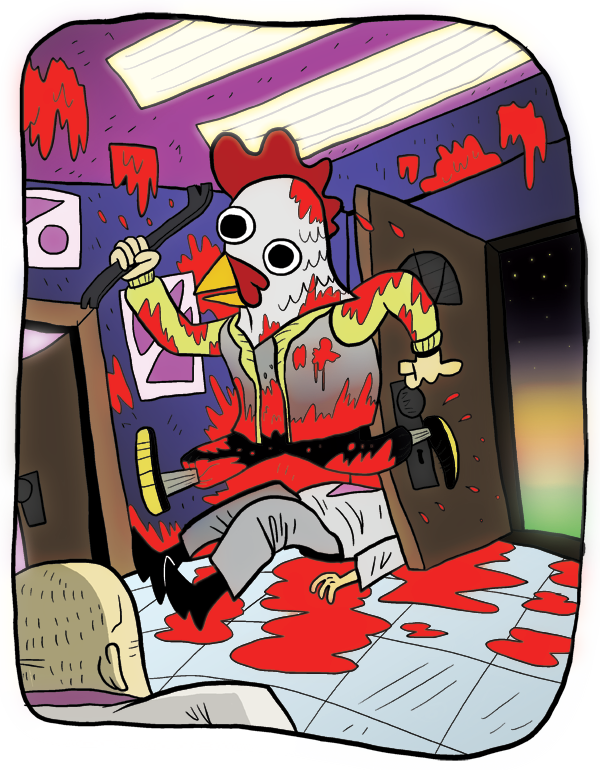 Hotline Miami Jacket Sexy (600x770), Png Download