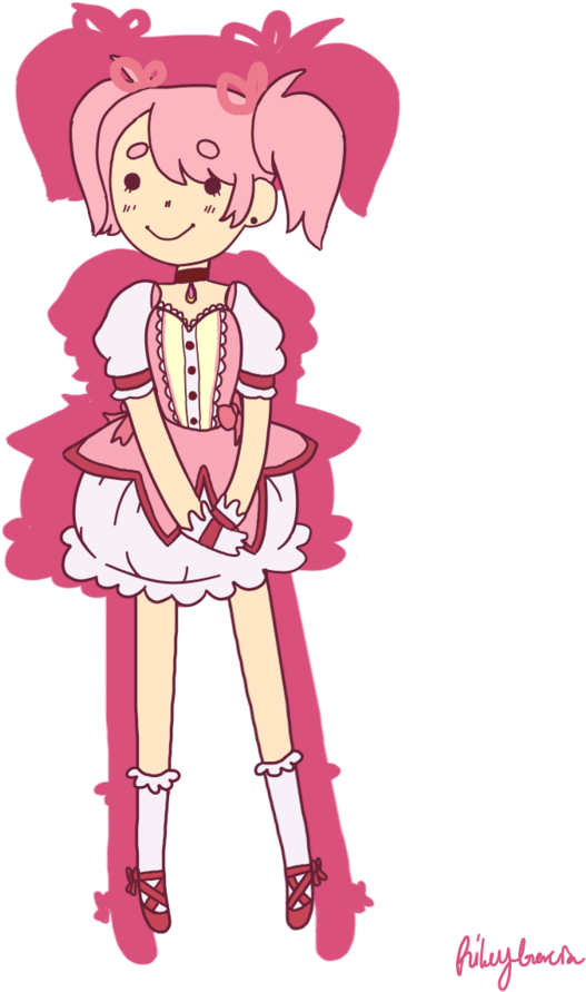 Madoka Magical Girls - Sticker (728x1013), Png Download