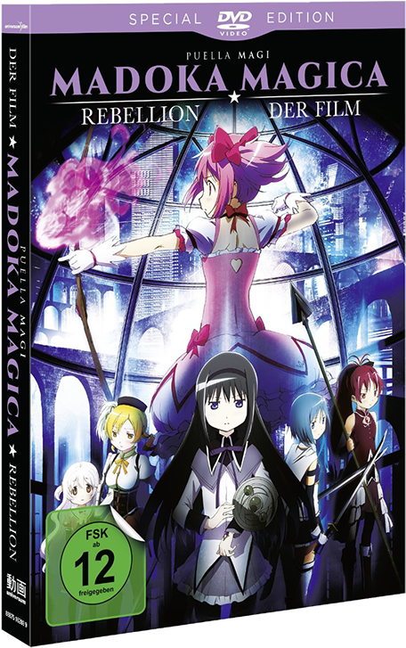 Madoka Magica - Rebellion - Dvd (600x830), Png Download