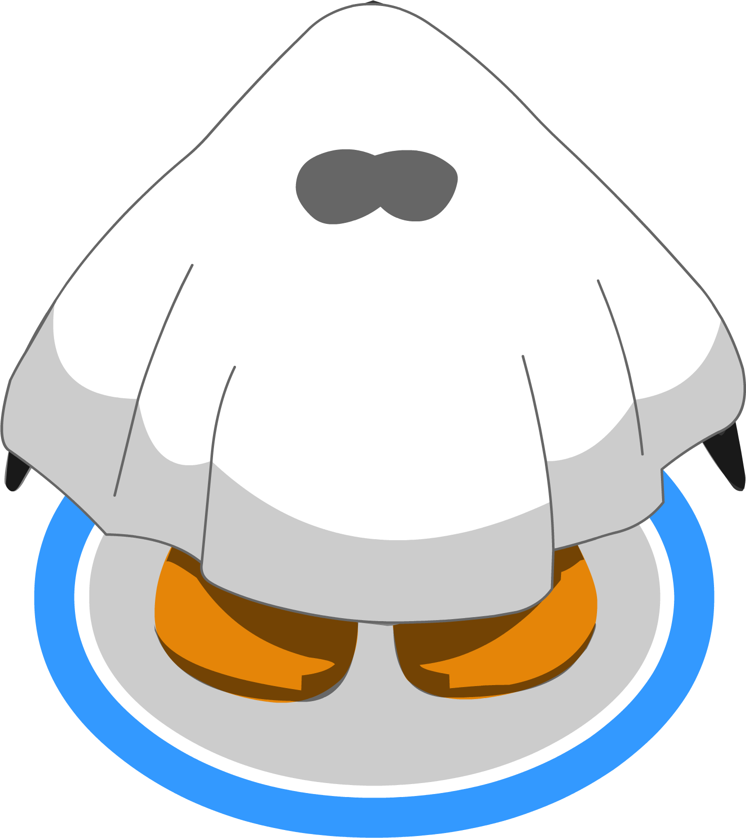 Ghost Costume Ig - Club Penguin Ghost Png (1492x1677), Png Download