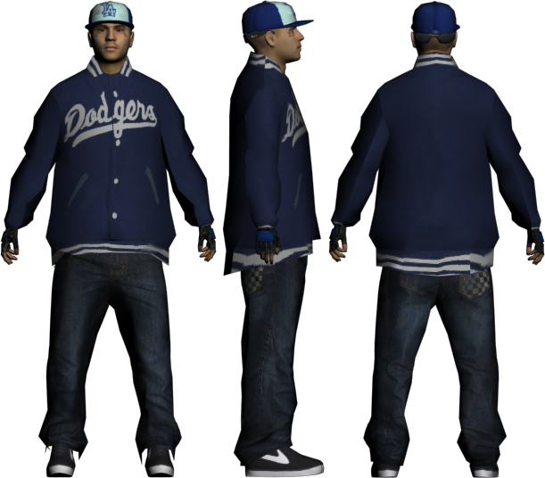 Image - Персонажи Gta San Andreas (611x536), Png Download