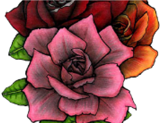 Flower Tattoo Png Transparent Images - Pink Tattoo Png (640x480), Png Download