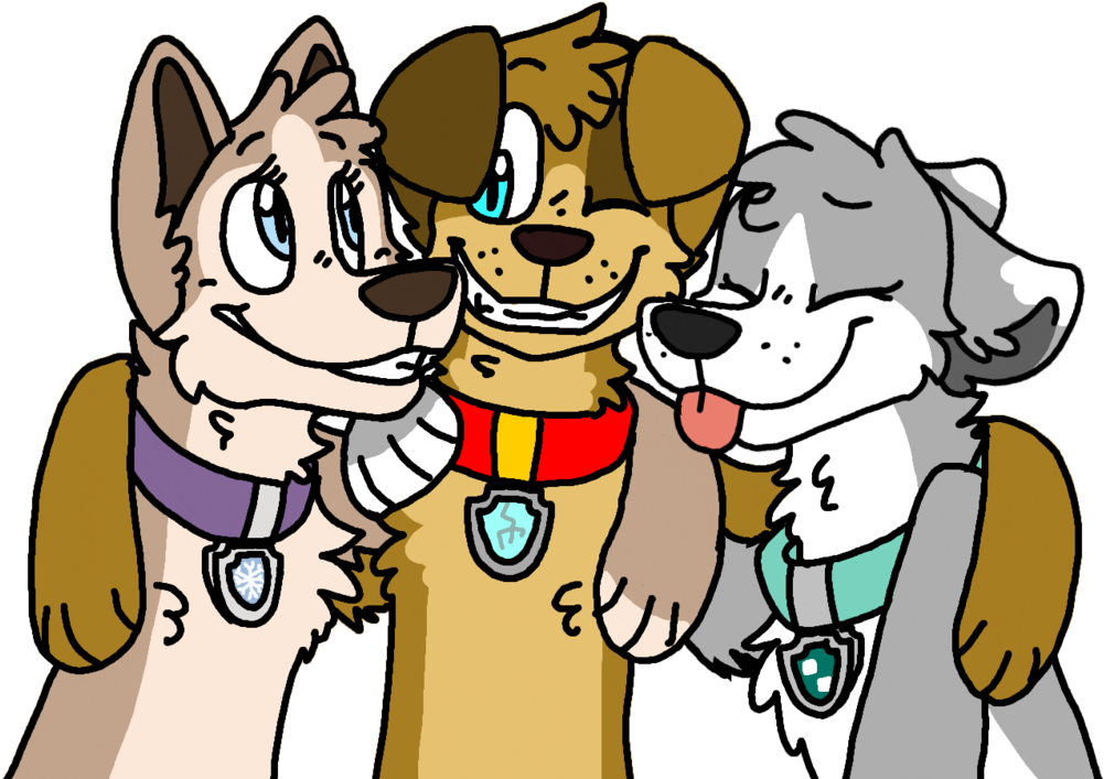 Happy Belated Birthday Cooper By Axelpup101-d8d4ubf - Paw Patrol Tundra And Cooper (1024x745), Png Download