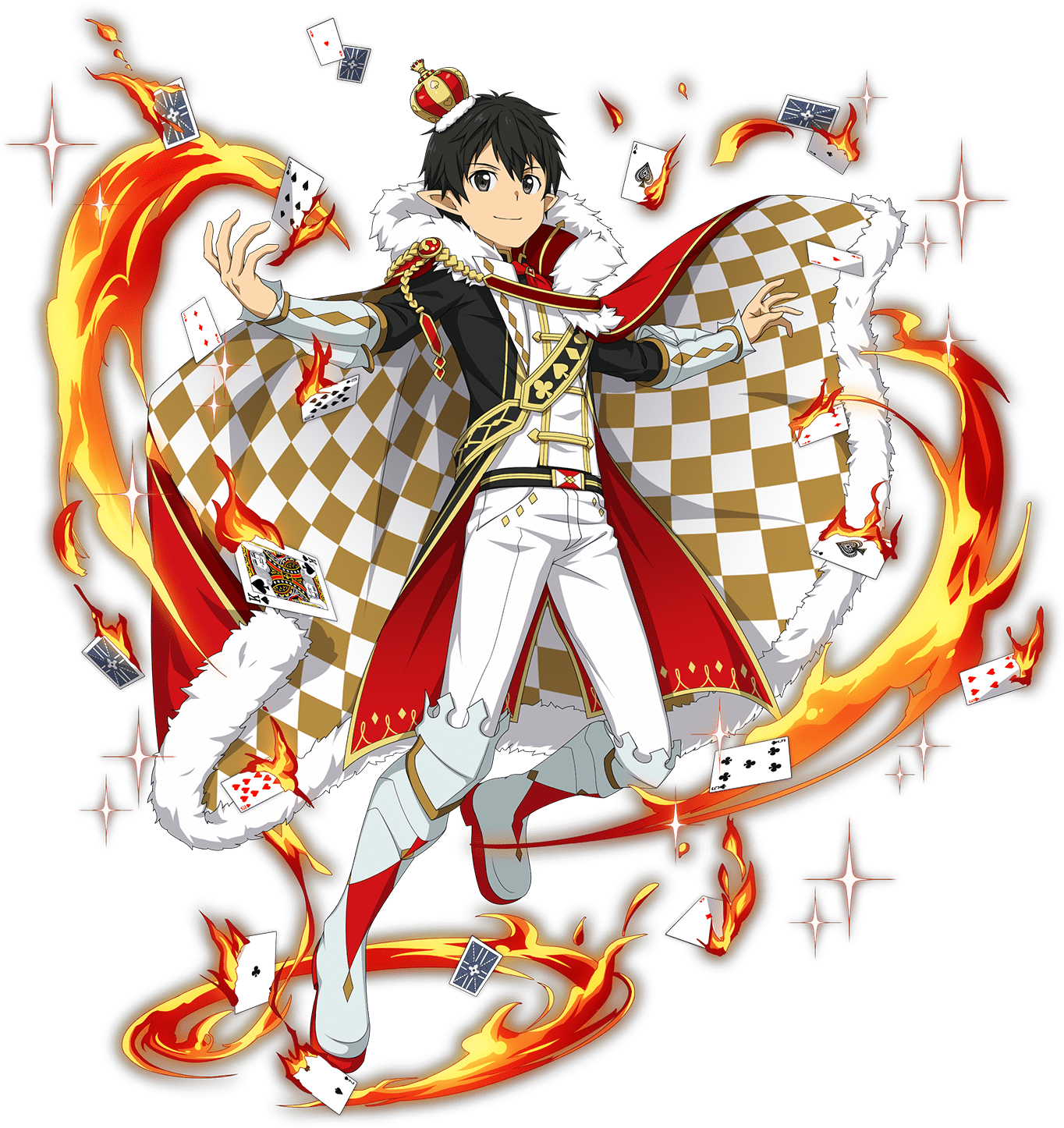 Sao Md King Of Poker Kirito (1500x1500), Png Download