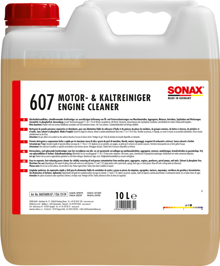 06076000 Sonax Motor Kaltreiniger 10l - Sonax Xtreme Cold Cleaning Agent India (1180x885), Png Download