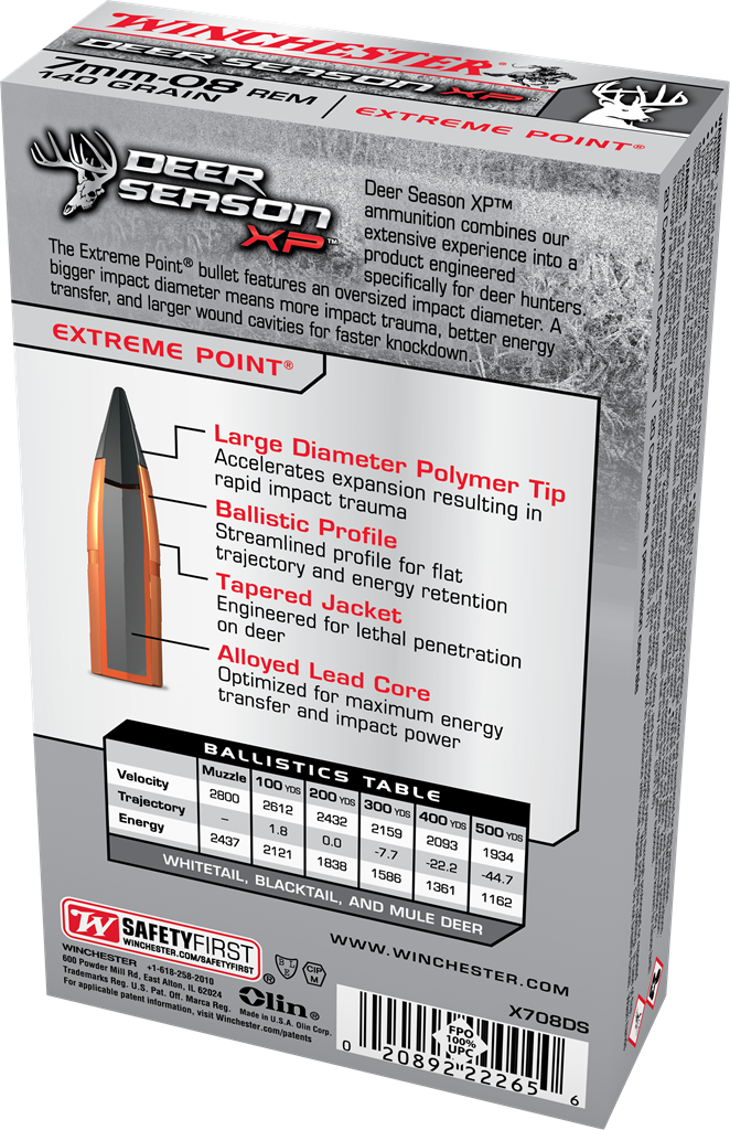X708ds Box Image - Deer Season Xp 6.5 Creedmoor (662x1024), Png Download