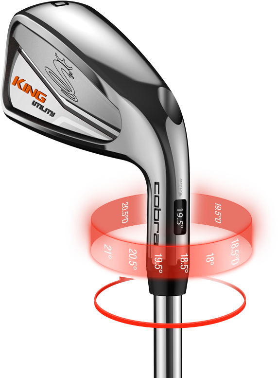 Iron Precision With Adjustability - Cobra King Men's Individual Utility Iron - Graphite (601x850), Png Download