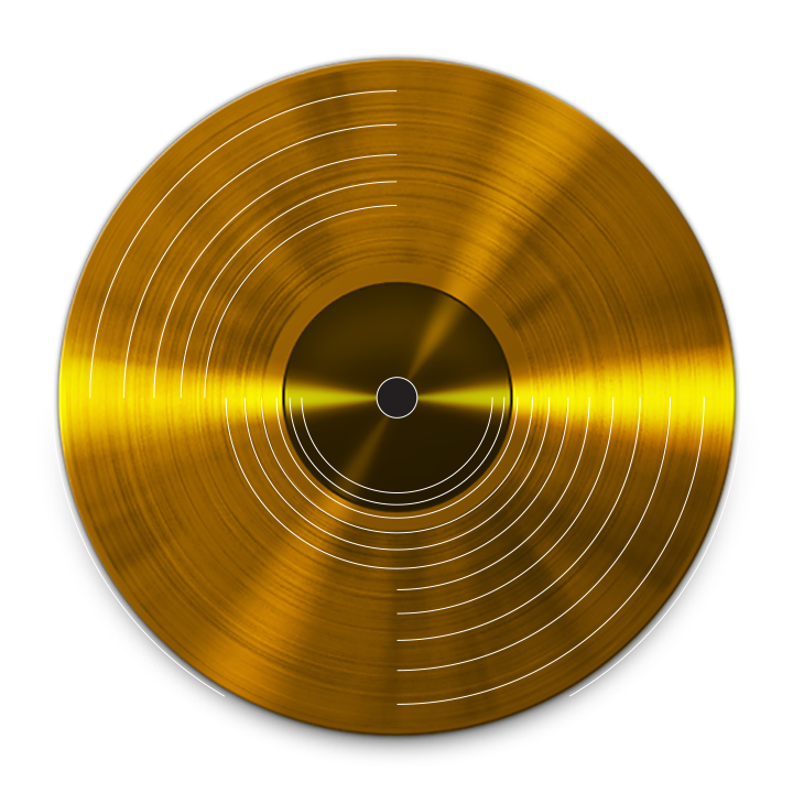Disco De Oro Png (720x720), Png Download