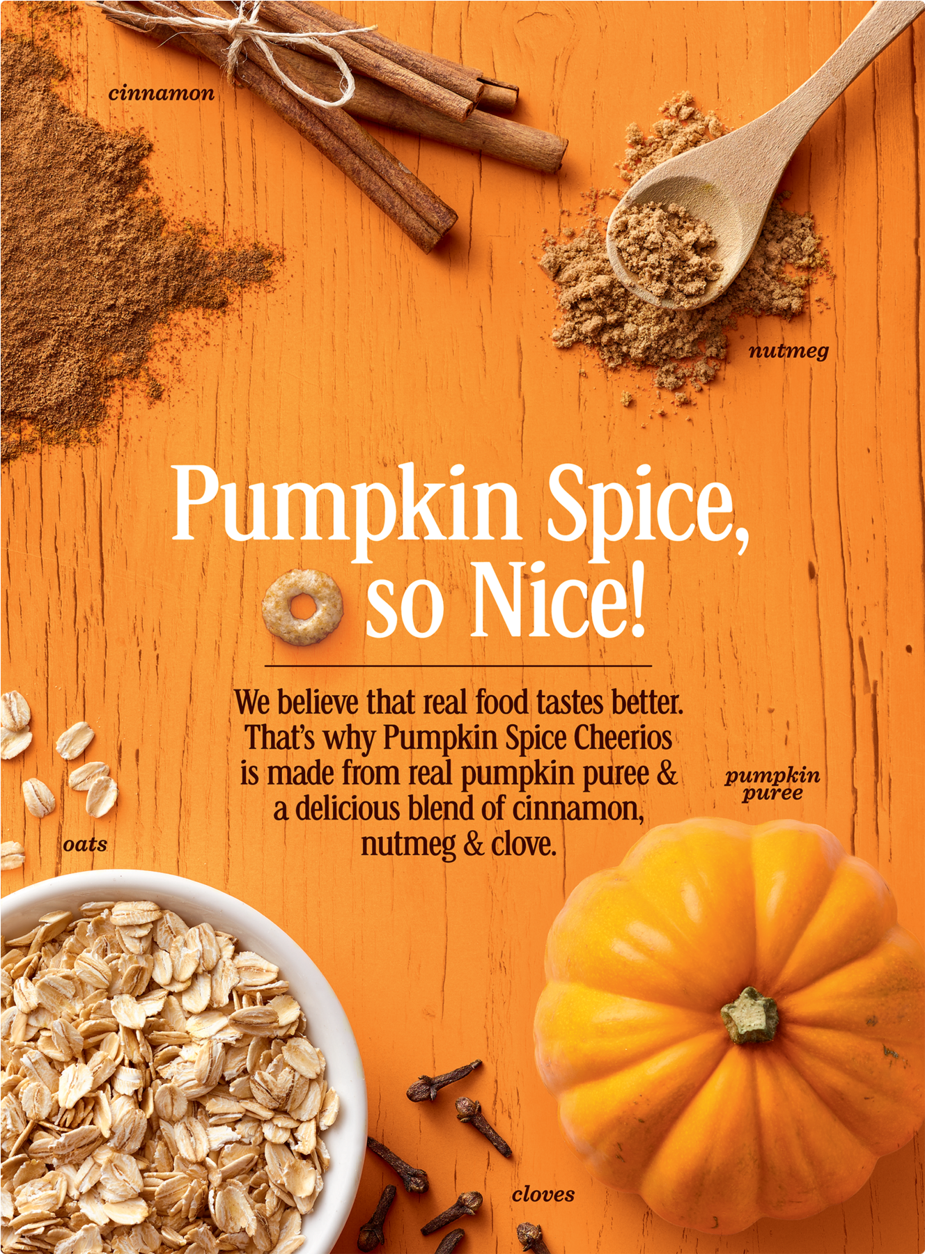 Pumpkin Spice Cheerios Box (1800x1800), Png Download