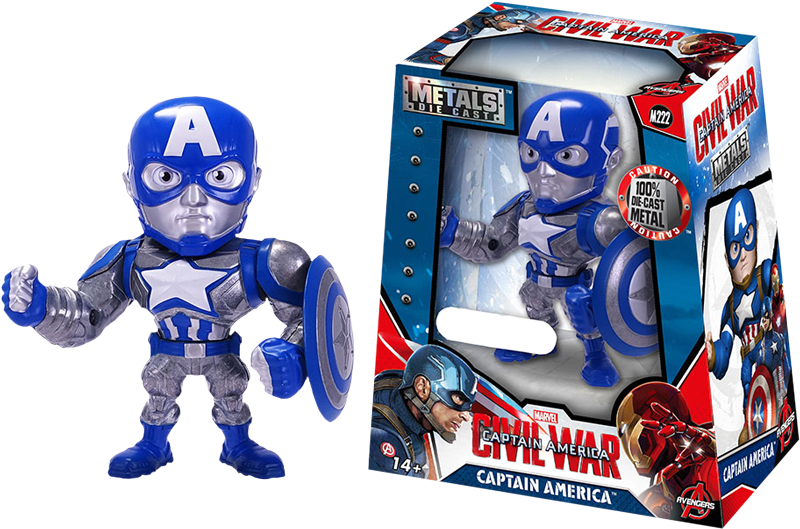 Captain - Metal Die Cast Captain America (800x529), Png Download