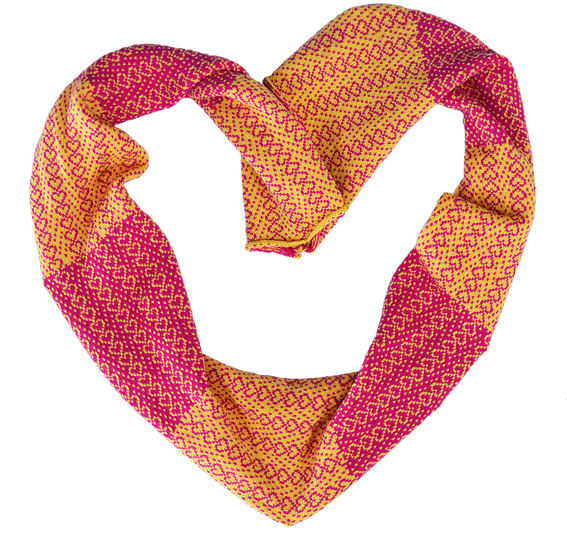 Pink Yellow Heart - Heart (566x566), Png Download