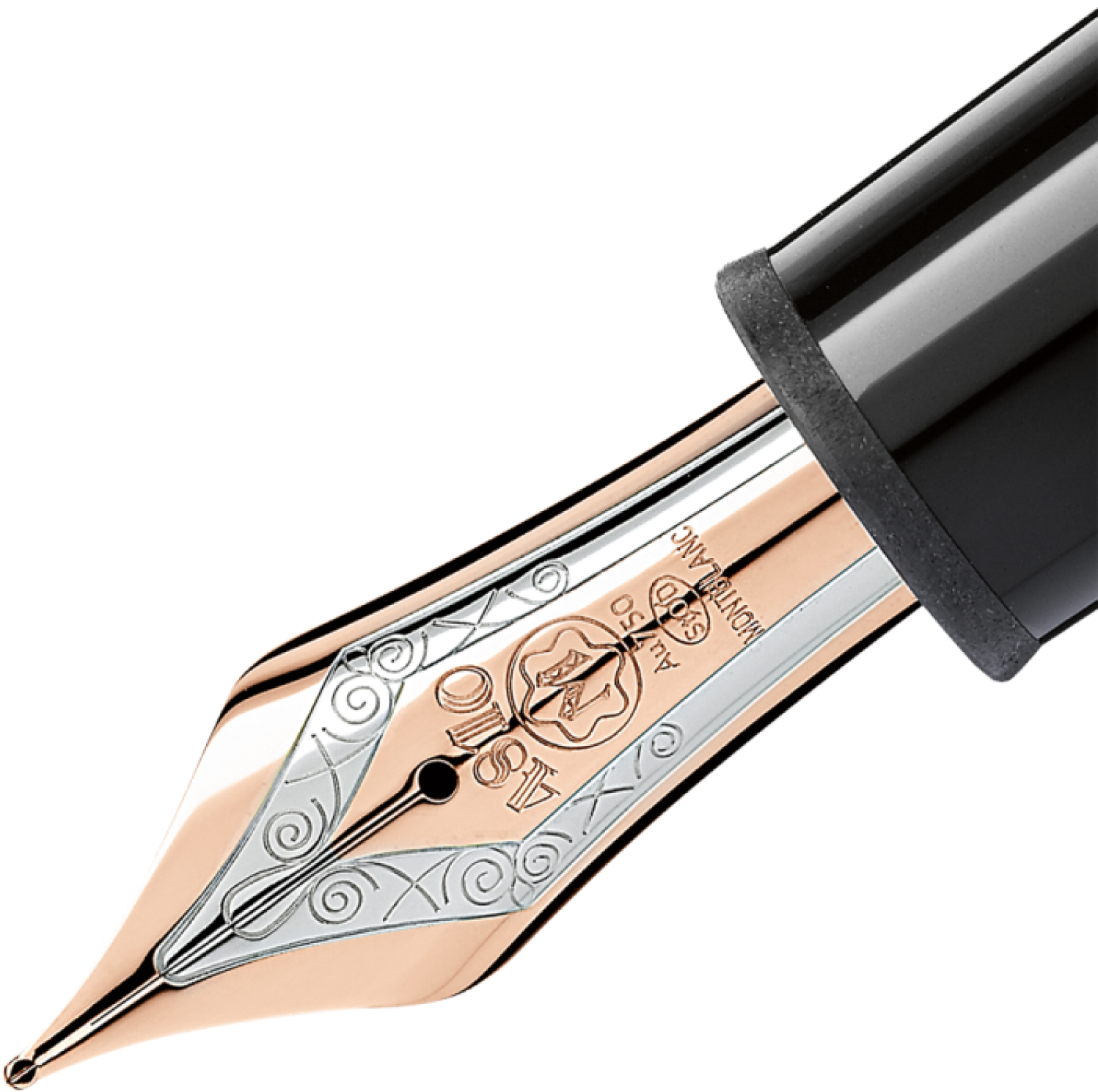 Montblanc Meisterstuck Red Gold 149 Vulpen - Montblanc 149 Red Gold (1600x1600), Png Download