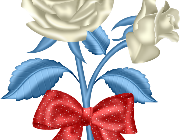 Blue Flower Clipart Blue Rose - ดอก กุหลาบ สี แดง สวย ๆ (640x480), Png Download