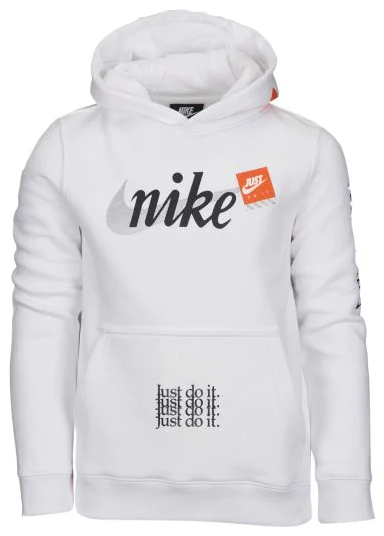 White Nike Sweatshirt Boys (630x535), Png Download