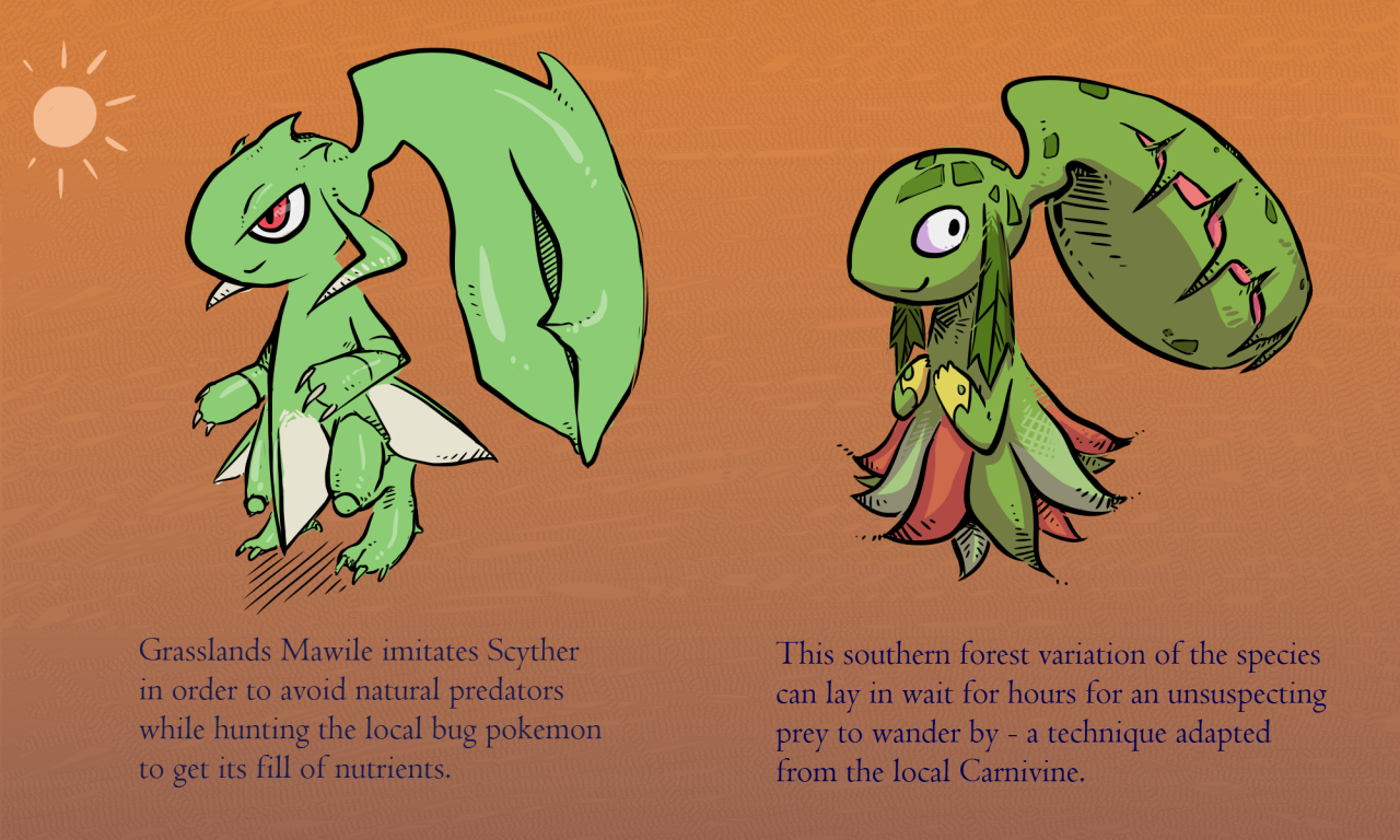 Pokemon-variations - Cartoon (1280x768), Png Download