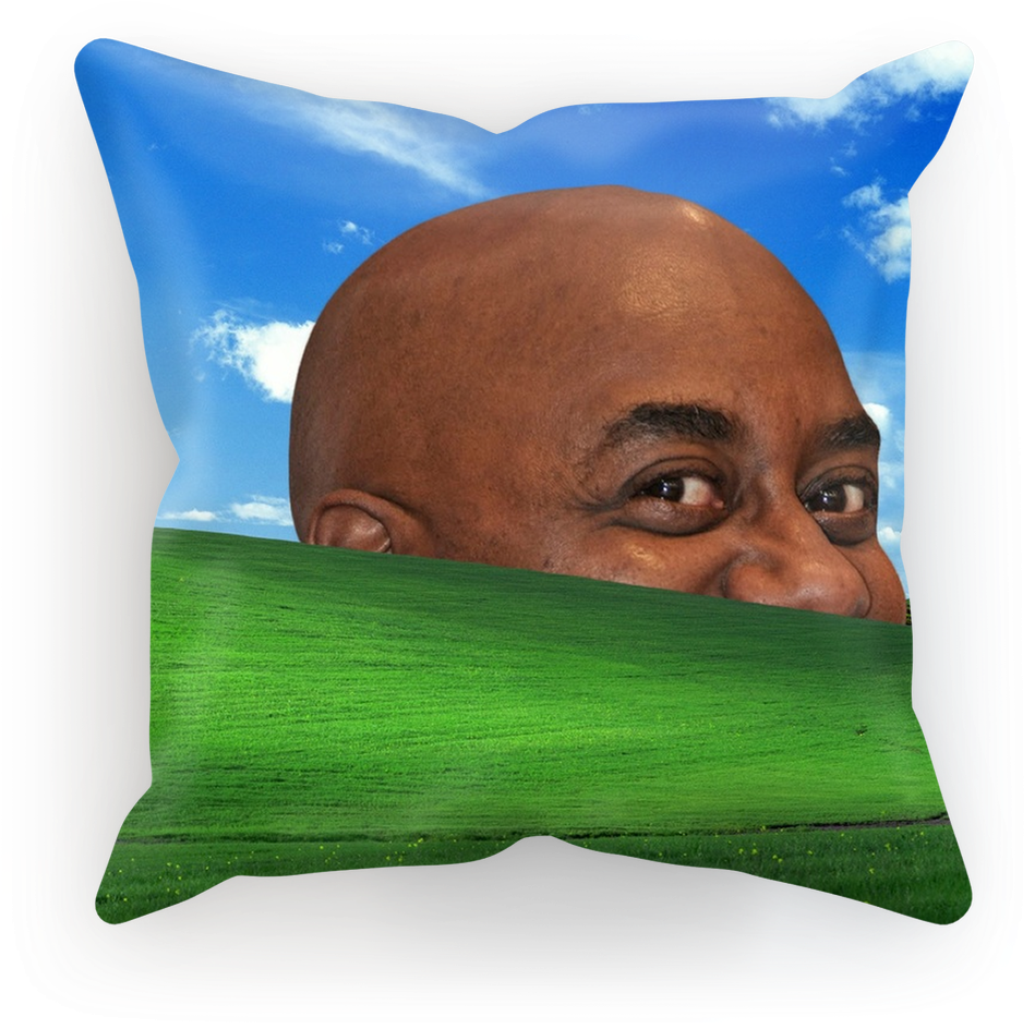 Ainsley Harriott Windows Xp Meme ﻿sublimation Cushion - Windows Xp Ainsley Harriott (1024x1024), Png Download